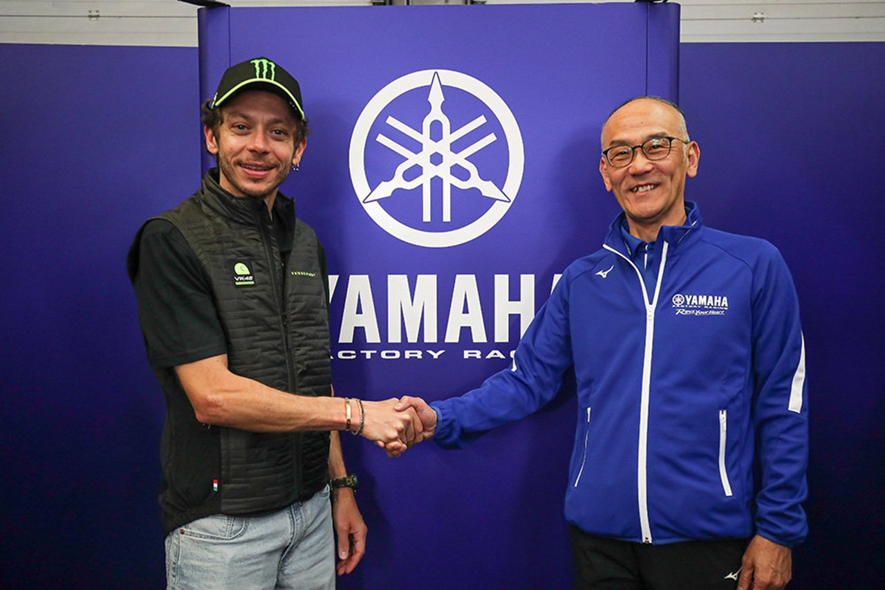 ヤマハ、バレンティーノ・ロッシとブランド・アンバサダー契約